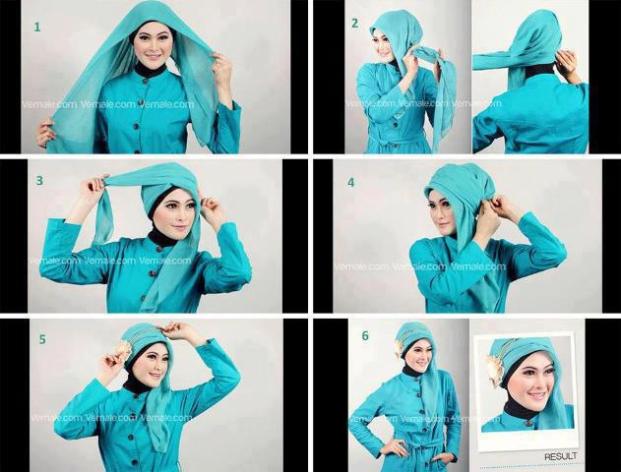 Tutorial hijab paris segi empat  shintarizky